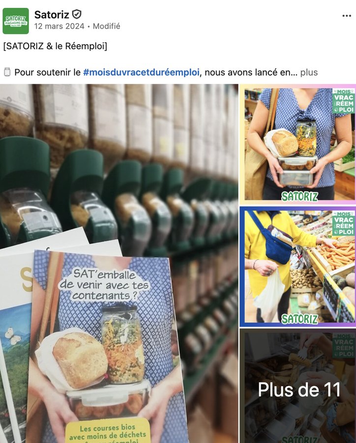 Campagne Satoriz publiée